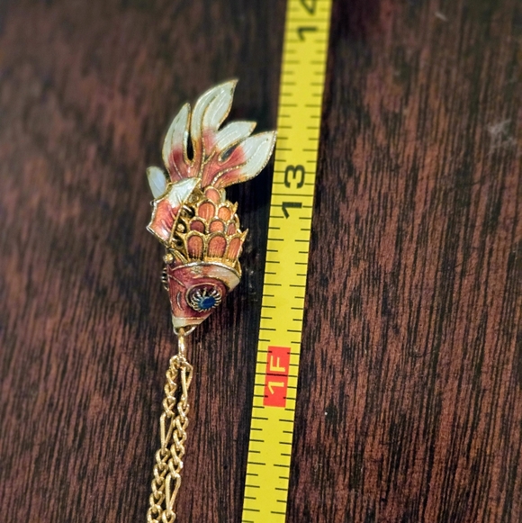 Articulated Koi Fish Pendant Necklace - Picture 10 of 10